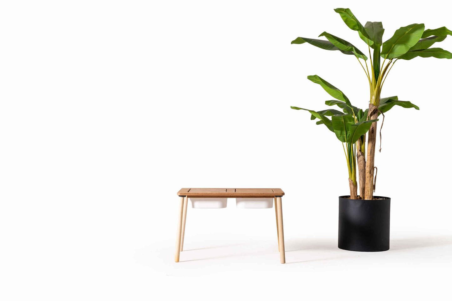 Montessori Double-Compartment Activity Table