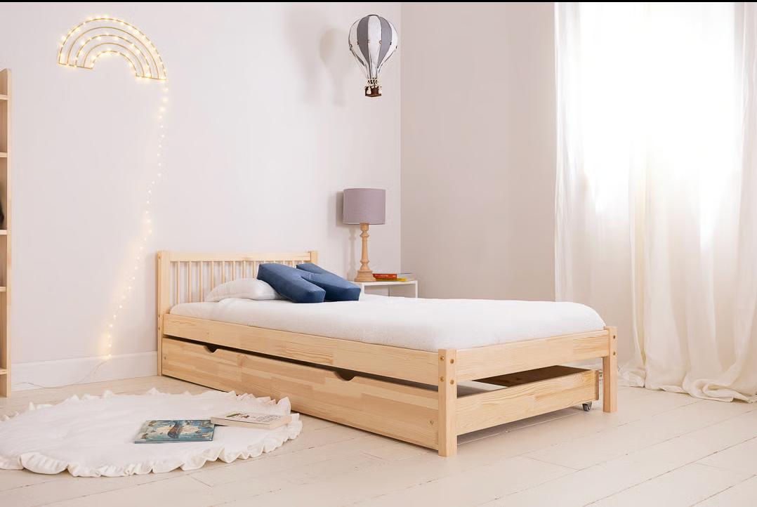 Montessori Wooden Children’s Bed with Trundle