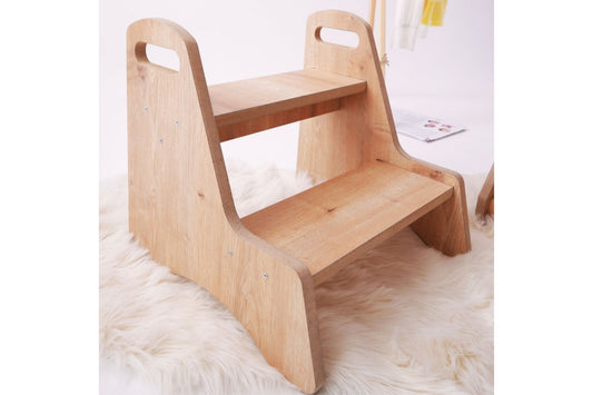 Montessori Brown Baby and Children’s Step Stool