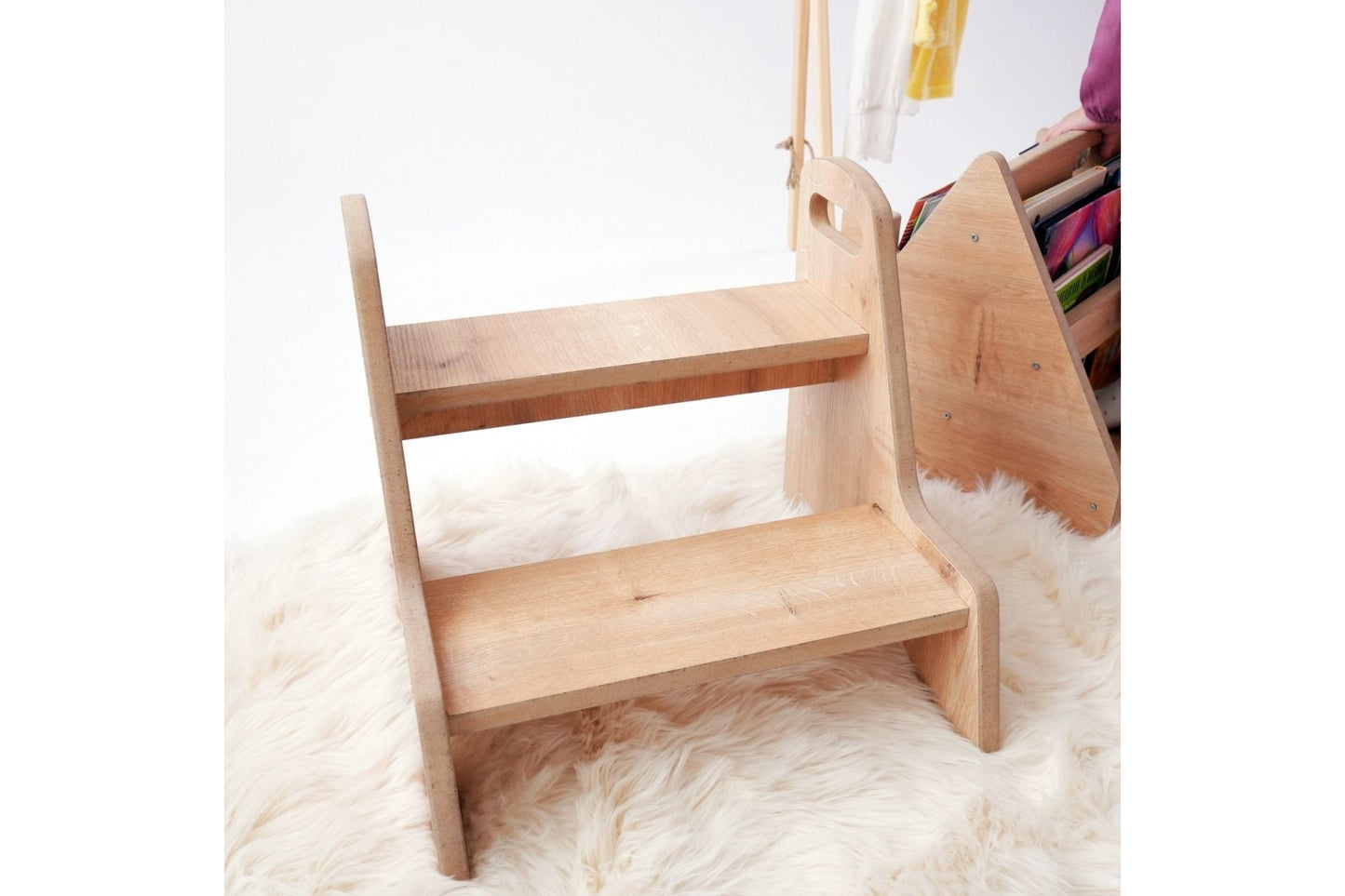 Montessori Brown Baby and Children’s Step Stool