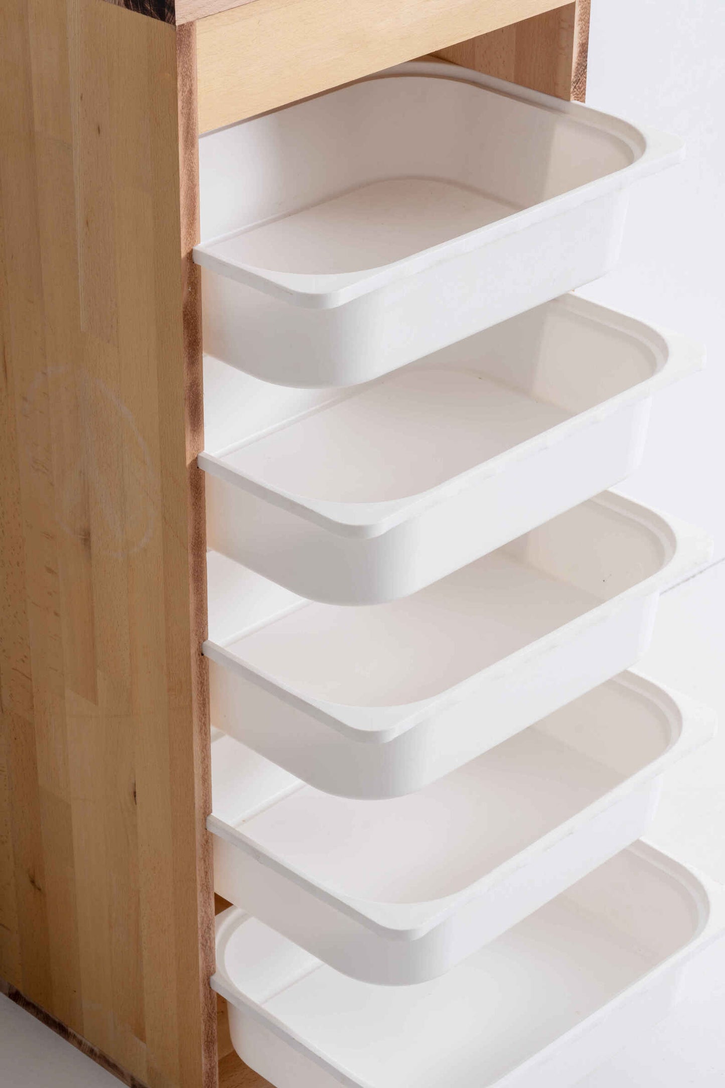 Montessori Solid Beech Wood Multi-Purpose Kids' Shelf
